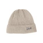 Wavy Beanie Chrome Patch - Beige